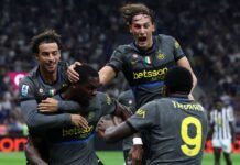 Inter leva 2 a 0 em 16 minutos, vira para 5 a 3 e mantém 100% na Serie A