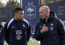 Mbappé perde treino por gripe antes da estreia de Zidane pela França