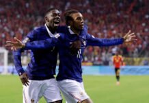 Olise decide aos 88, França vence Bélgica e mantém 100% com Zidane