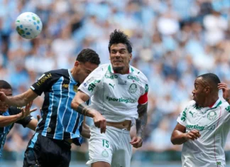 Palmeiras para no Grêmio e vê Flamengo abrir três pontos na liderança