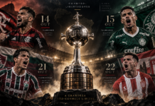 CONMEBOL confirma datas das semifinais da Libertadores; veja jogos de Flamengo, Palmeiras e Fluminense