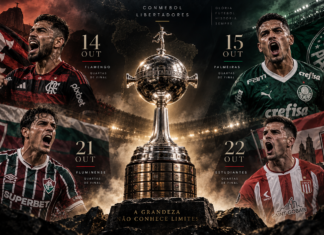 CONMEBOL confirma datas das semifinais da Libertadores; veja jogos de Flamengo, Palmeiras e Fluminense