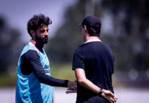 Yuri Alberto volta a treinar com o grupo e mira retorno do Corinthians contra o Inter