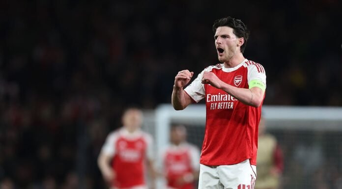 Arsenal avança para renovar com Declan Rice após garantir Arteta até 2030