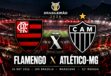 Flamengo x Atlético-MG hoje: horário, escalações e onde assistir ao Brasileirão
