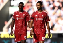 Liverpool perde Isak e Gakpo para enfrentar o Manchester City em Anfield