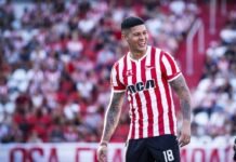 Estudiantes tenta liberar Marcos Rojo contra o Flamengo e aguarda decisão do TAS