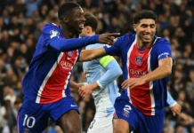PSG vence Manchester City por 4 a 2 no Etihad e assume liderança da Champions