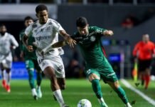 Palmeiras empata com Santos por 0 a 0 e pode ver Flamengo abrir vantagem no Brasileirão