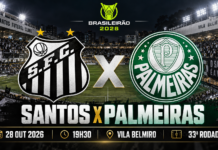 Santos x Palmeiras: horário, onde assistir e desfalques do clássico pelo Brasileirão