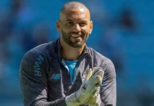 Santos mira Weverton para 2027, mas Grêmio não pretende liberar goleiro